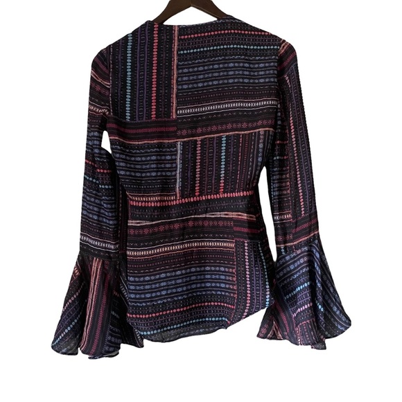 Parker Wrap Tolomei Front Blouse - Picture 6 of 9